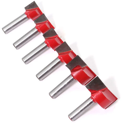 FR-LIFE BR-Vie 6Pcs 8mm Tige Fraise à Rainurer Pour Bois Fraisage à Menuiserie Fraise à Bois Fin Double Tranchant Nettoyage Du Fond De Bois Routeur Bits Dia De Coupe 18/20/22/25/30/32mm – Image 4