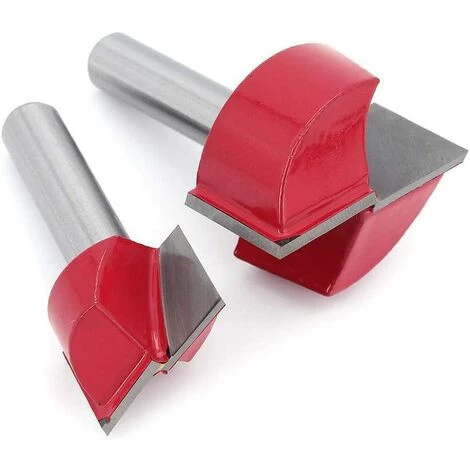 Cisea 6Pcs 8mm Tige Fraise à Rainurer Pour Bois Fraisage à Menuiserie Fraise à Bois Fin Double Tranchant Nettoyage Du Fond De Bois Routeur Bits Dia De Coupe 18/20/22/25/30/32m – Image 5