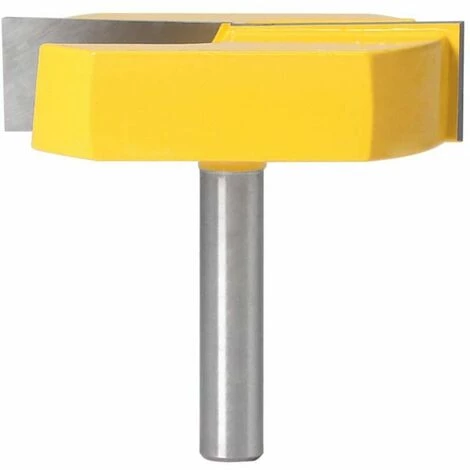 MERéTéET MèChe De Routeur En Alliage YG6 8x57mm Surface InféRieure Rabotage Fraise à Bois 8mm DiamèTre De Tige MèChe De Routeur De Nettoyage InféRieur – Image 4