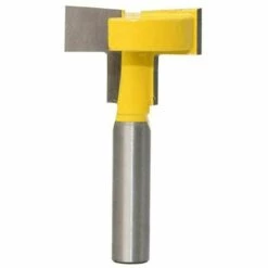 ENLENK Fraise à Rainurer En T Et Rainure En T - Tige De 8 Mm - Outil De Coupe Droite Professionnel Pour Le Travail Du Bois