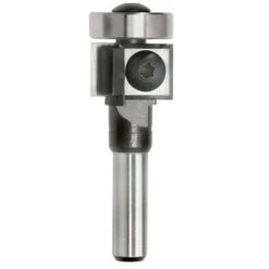 Mèche à Affleurer 2 Plaquettes Q. 8 X D. 19 X Lt. 60 Mm + Guide à Billes - 625005 - Sidamo