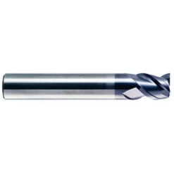 1 Fraise Carbure DIN6527S TIALN 3Z/45° D. 3,5 X Lt. 50 X Lu. 4 Mm X Q. Cylindrique - 31730000035 - Hepyc