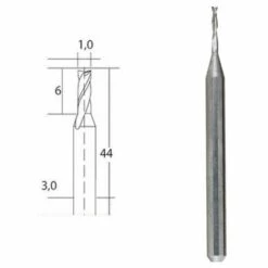 Fraises En Métal Renforcé Embouts Forêt Ø 1 Mm - Proxxon
